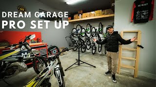 Find out what a Pro Mountain Biker has in his garage?!