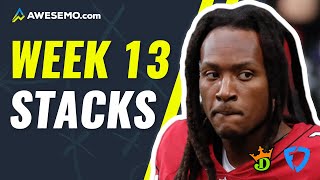 NFL DFS PICKS: WEEK 13 DRAFTKINGS & FANDUEL TOP TARGETS & STACKS 12/2