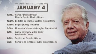 Former President Jimmy Carter funeral plans set