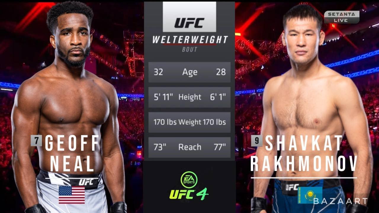 GEOFF NEAL VS SHAVKAT RAKHMONOV FULL FIGHT UFC 285 - YouTube