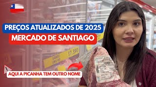 COMPRAS em um dos MERCADOS mais baratos em SANTIAGO |  O que CUSTA mais caro que no BRASIL?