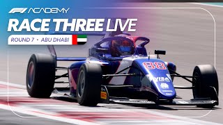 LIVE: Race 3 | Abu Dhabi 2024 | F1 Academy