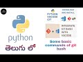 install python , vscode and git bash | integrate Vscode with git bash| python tutorial Telugu | 1