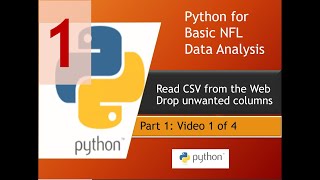 1/4: Part 1 Using Python and Pandas for Basic NFL score analysis (Read data from the Web)