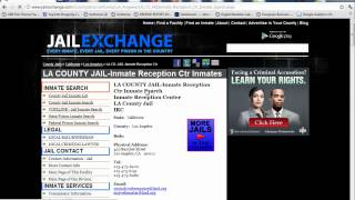 LA County Jail Inmate Search - LA Booking