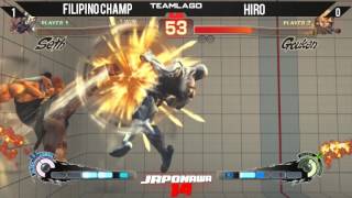 Japonawa 2014 TOP 8  Loser's Quater Finals RG| Filipino Champ vs Hiro