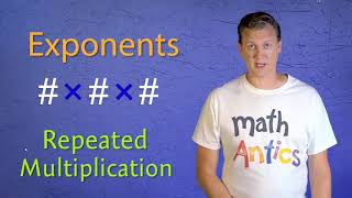 Introduction to exponents, flocab, math antics