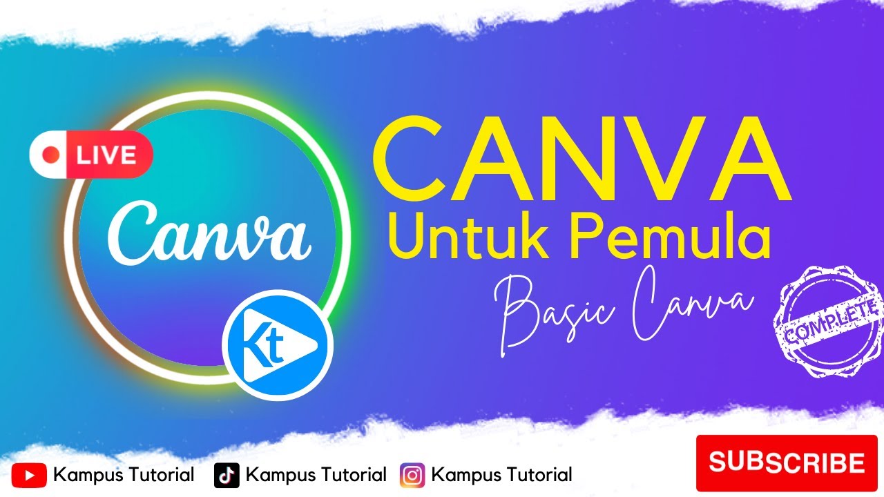 Tutorial Lengkap Materi Canva Basic - YouTube