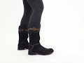 shuperb™ rieker 94778 00 ladies mid calf boots black