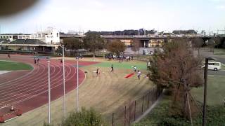 新横浜公園　サッカー練習