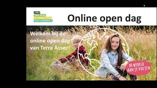 Terugkijken online Open Dag 2022 Terra Assen