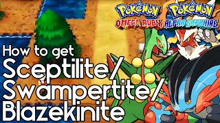 How to Get Sceptilite/Swampertite/Blazekinite  – Pokemon Omega Ruby and Alpha Sapphire - ORAS