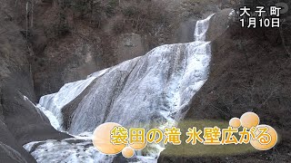 袋田の滝 氷壁広がる【いばキラニュース】R3.1.12