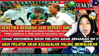 GALAK BANGET ❗❗Pelatih Arab EMOSI BESAR Akui Kekalahan Atas Indonesia MEMALUKAN  🤯🤯