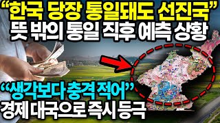 💰“한국 당장 통일돼도 선진국”뜻 밖의 통일 직후 예측 상황 - “생각보다 충격 적어”경제 대국으로 즉시 등극