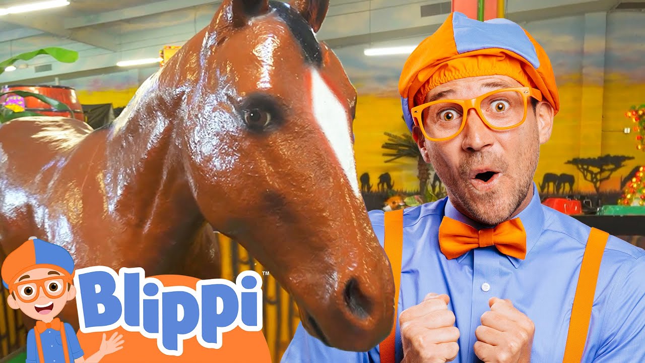 Blippi Learns And Explores Jungle Animals For Kids | Educational Videos ...