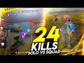 24 Kills in Solo Vs Squad with Brokebone Sheriff Bundle - Garena Free Fire