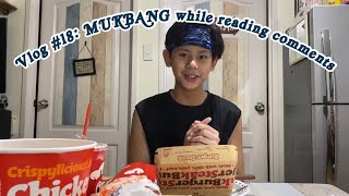 VLOG #18: Mukbang while reading you comments