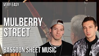 Bassoon Sheet Music: How to play Mulberry Street by Twenty One Pilots
