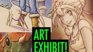 My Art in an Art Museum! A Video Tour of the Exhibit