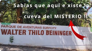 en este parque hay Una CUEVA Muy Misteriosa...!!🥸👽