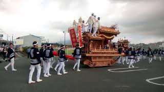 2018.9/16羽曳野市誉田祭礼　西ノ口町 ファミリーマート到着