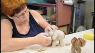 Clay time with Liz: Project 1 - Hand built Pinch Pot Elephant