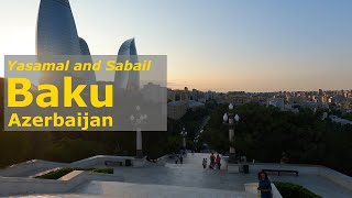 Yasamal \u0026 Sabail, Baku, Azerbaijan, July 2024 | #citywalk #baku #southcaucasus