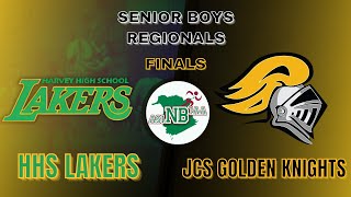 Senior Boys SouthWest A Regionals 2024-2025 Game 6 - HHS Lakers vs JCS Golden Knights