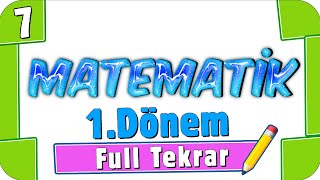 7. Sınıf Matematik 1. Dönem Full Tekrar ♻ #2022