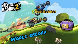 Hill Climb Racing 2 - NEW WORLD RECORD OF ROTATOR!