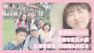 【美國】夏威夷｜EP3 前往北海岸哈雷瓦小鎮!出海看鯊魚、在Star of Honolulu上觀賞美麗日落~