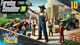 🚜Farming Simulator 25 - O homem está se tornando uma máquina de gerenciar funcionários. #10