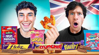 Americans Try U.K. Snacks For The 1st Time!