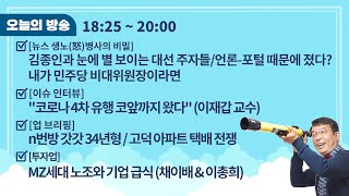 김종대의 뉴스업 4월 8일(목)l내가 민주당 비대위원장이라면/김종인과 별의 순간/언론-포털 때문에 졌다?[뉴스생노병사]/\