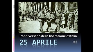 25 aprile: anniversario della liberazione d'Italia