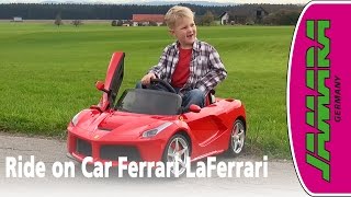 Jamara Kinderfahrzeug Ride on Car Ferrari LaFerrari