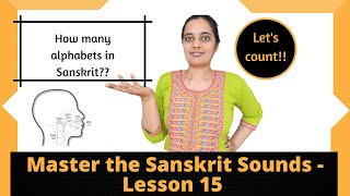 Number of alphabets in Samskritam -  Sanskrit alphabets for beginners