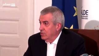 Declarații de presă susținute de copreședinții ALDE, Călin Popescu-Tăriceanu și ...