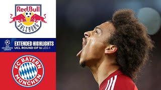 Salzburg vs. Bayern:  Extended Highlights | UCL Round of 16 - Leg 1 | CBS Sports Golazo