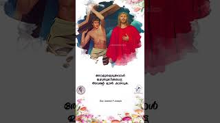 കുരിശുമായി നീങ്ങുമ്പോൾ അവനോട് ചേർന്ന് നടക്കുക | Rev. Aneesh P Joseph | #shorts | #spiritual