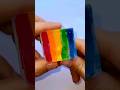 DIY Rainbow Ice 🧊 #art #artwork #paint #painting #draw #drawing #sketch #satisfying #artist