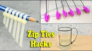 16 Life Hacks With Zip Ties DIY at Home