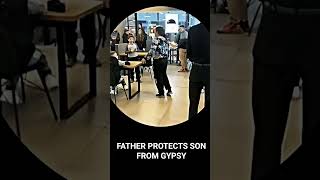 FATHER PROTECTS SON FROM GYPSY        #shorts #short #memes #fighting