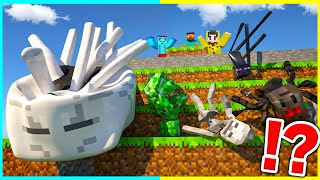 全てのモブがフニャフニャになったマインクラフトｗｗｗ【まいくら・マインクラフト】