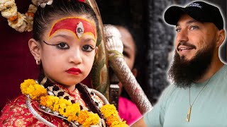 Living Child Goddess Whose Feet Never Touch Ground (disturbing)