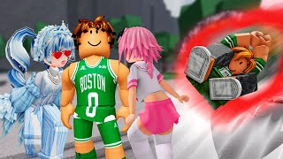 Funny Moment Roblox: Bacon Couldn't Protect His E Girl vs Toxic Boys in Strongest BattleGrounds