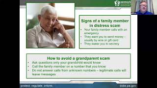 2022 05 26 Popular Scams and How to Avoid Them Virtual Workshop by PA Dept of Banking and Securities