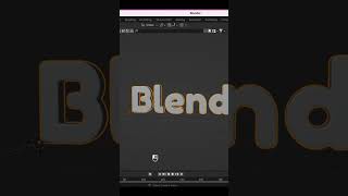 Как надуть текст в Блендер #блендер #blender #3д #blender3d #tutorial #blenderrender3d #3dmodeling