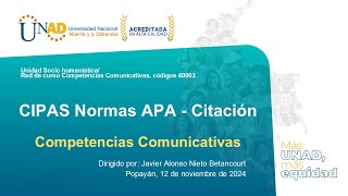 CIPAS Normas APA - Parte 1